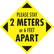 16" x 16" Social Distancing Floor Graphic